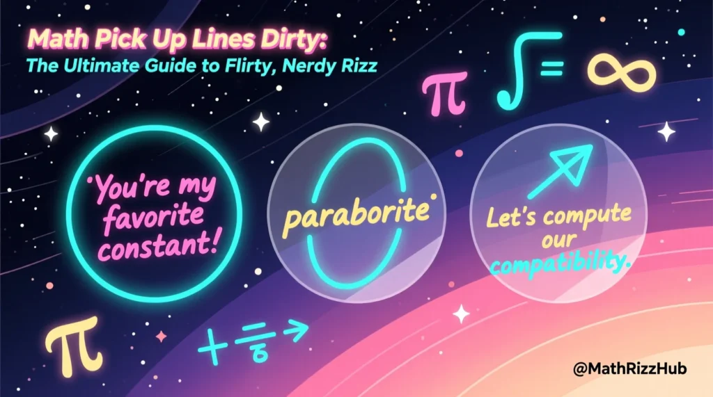 233 Math Pick Up Lines Dirty For 2025