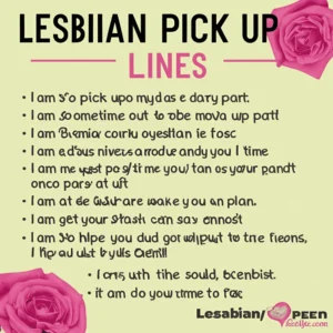 Read more about the article 633 Lesbian Pick Up Lines: Find the Perfect Rizz for Your Crush For 2025