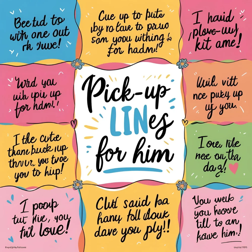 You are currently viewing 288 Cute Pick Up Lines for Him: Sweet, Flirty, and Totally Irresistible For 2025