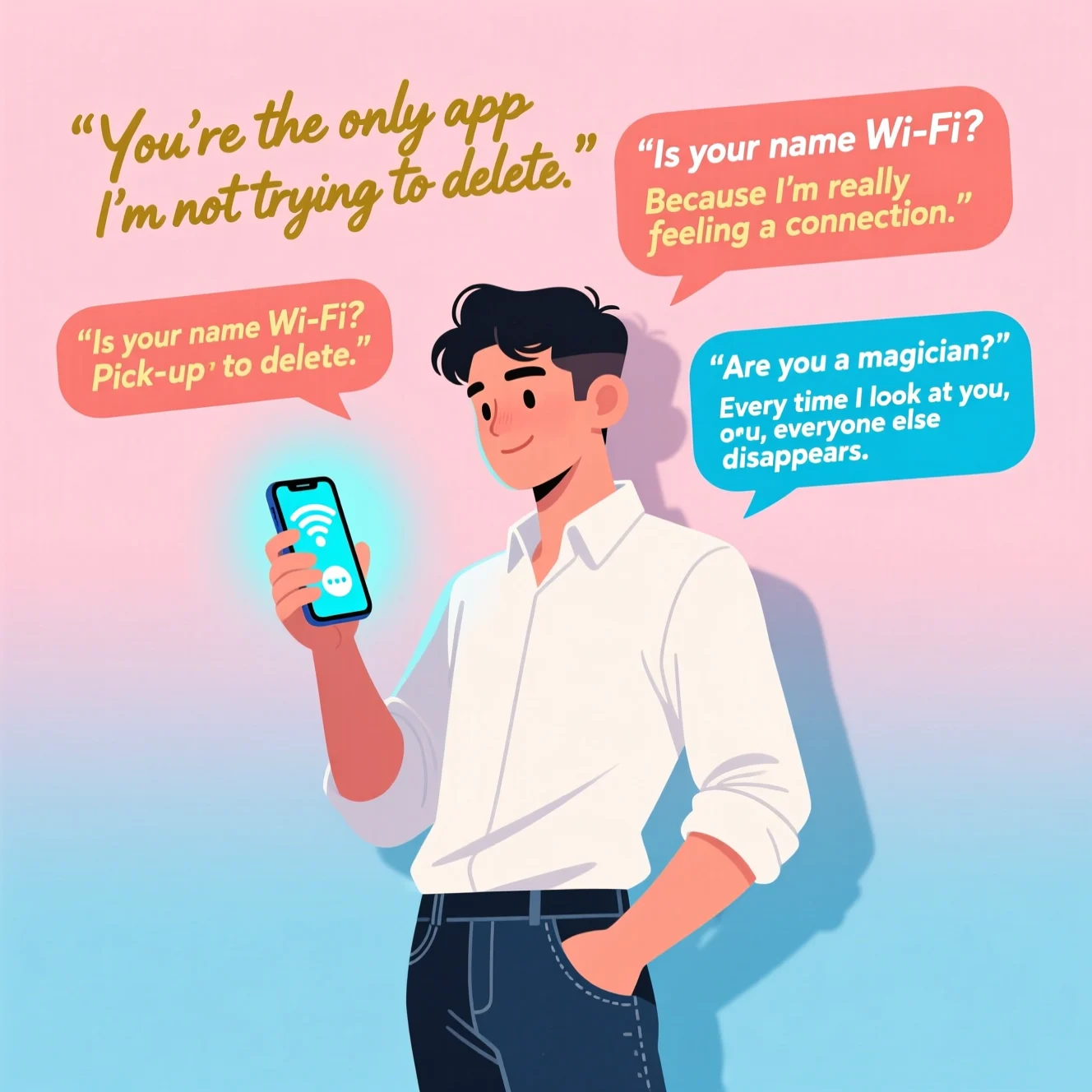 Flirty Pick Up Lines for Him