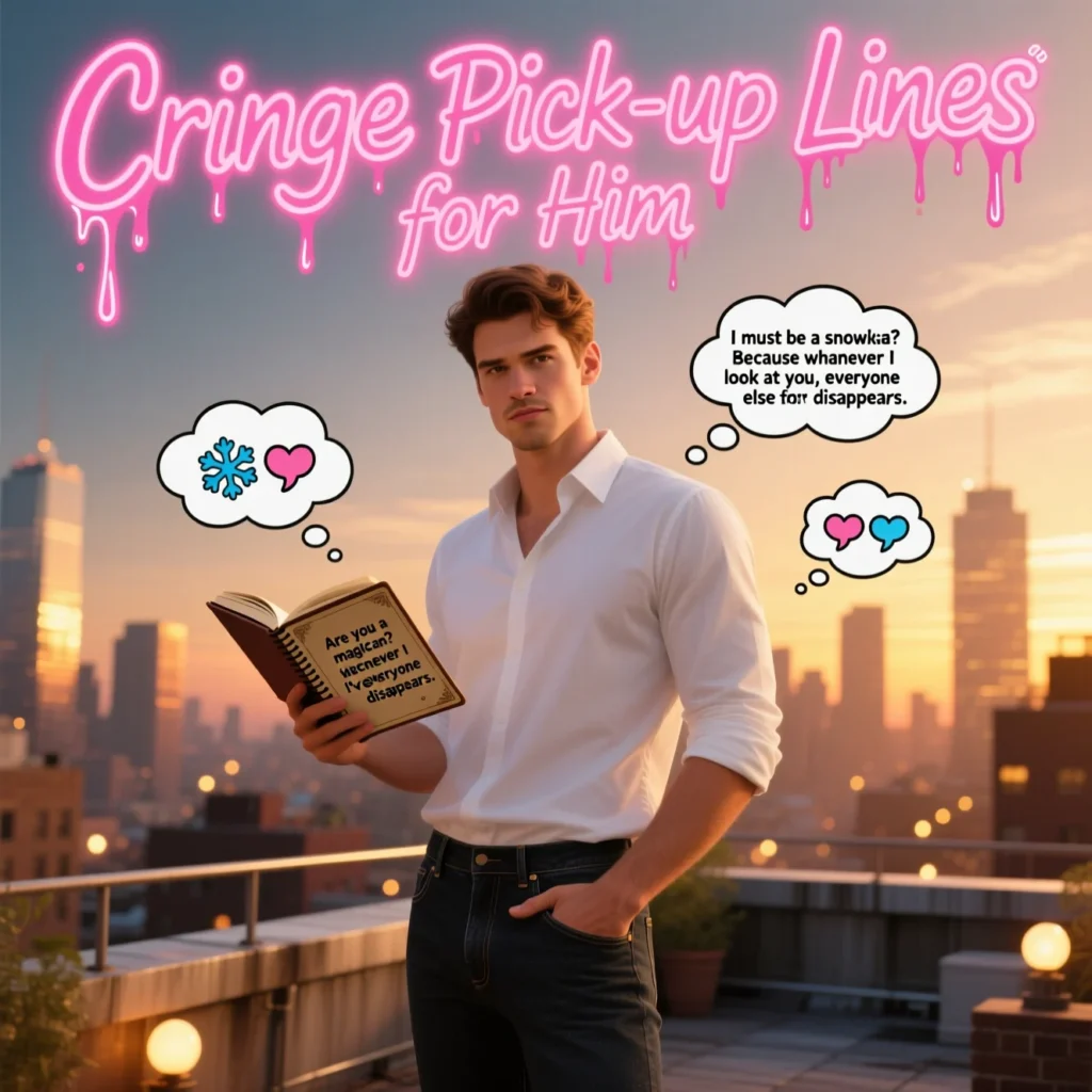 395 Cringe Pick-Up Lines for Him (2026)