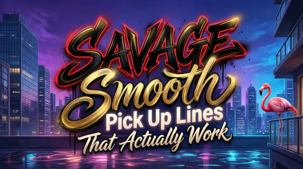 320 Savage Smooth Pick Up Lines That Actually Work (2026)😎