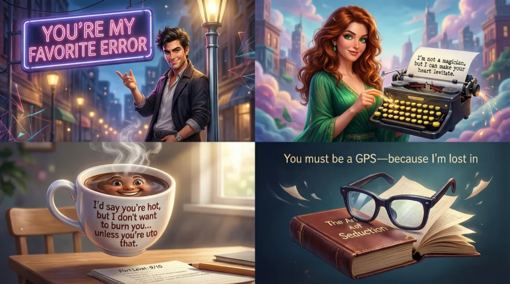 295 Creative Pick Up Lines For Him Flirty (2026)๐